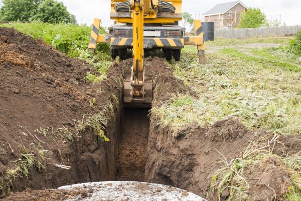 Drainage Trench Installation in Providence