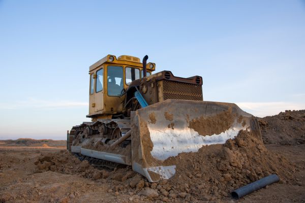 Bulldozer Land Grading in Providence