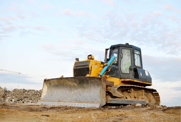 Bulldozer Land Excavation in Providence