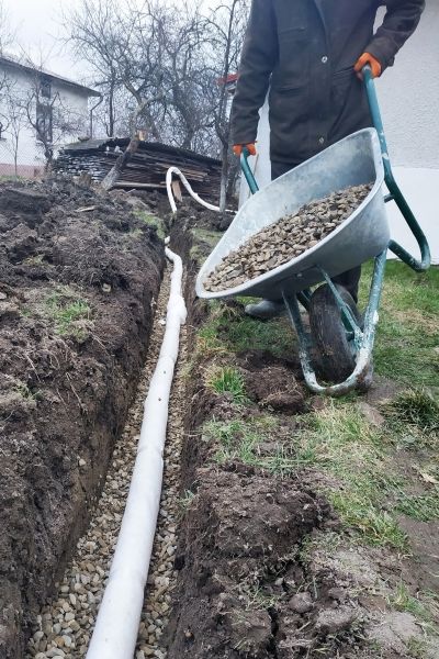 Drain Trenching in Providence