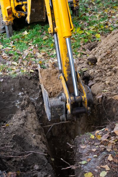 Sewer Tank Excavation in Providence