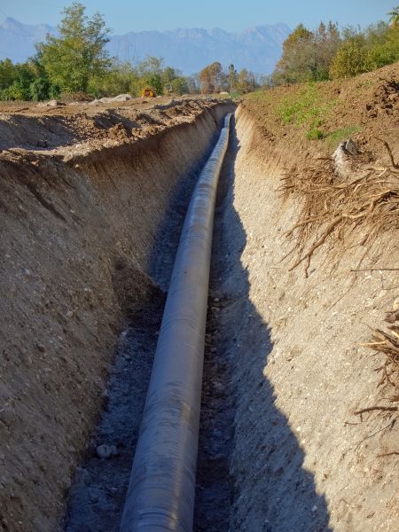Gas Pipe Trenching in Providence