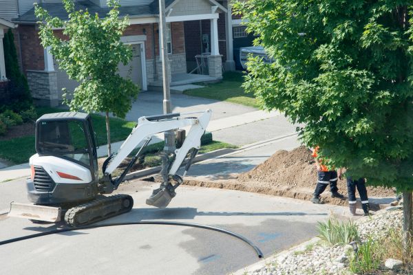 Electrical Line Trenching in Providence