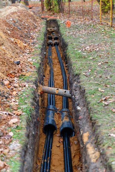 Electrical Line Excavation in Providence