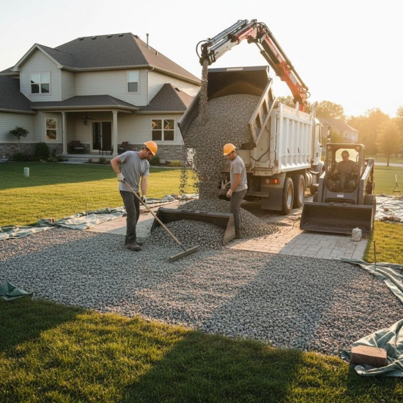 Gravel Pad Installation detail